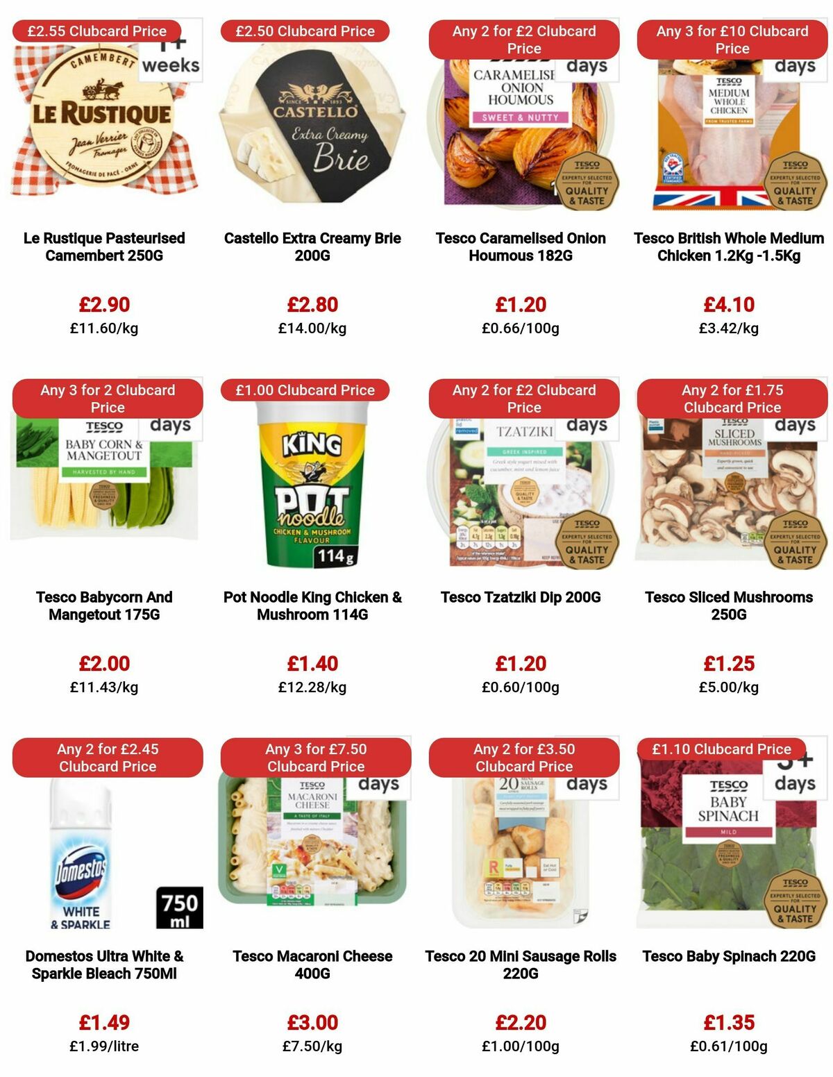 TESCO Offers from 24 August