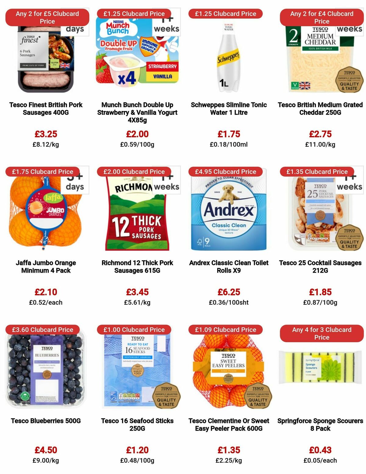 TESCO Offers from 24 August