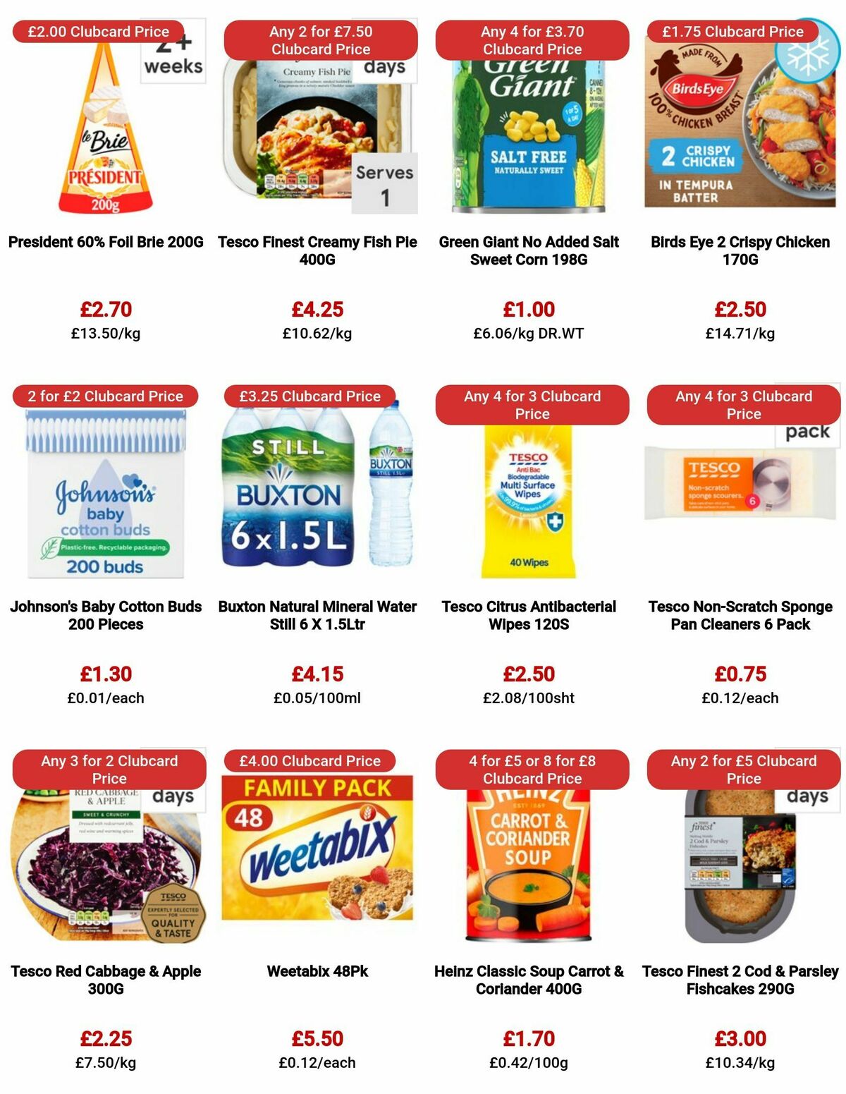 TESCO Offers from 24 August
