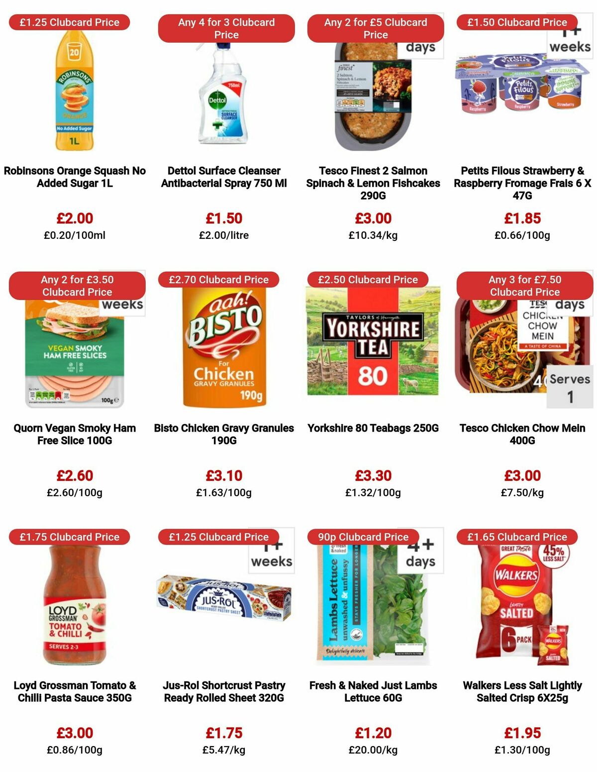 TESCO Offers from 24 August