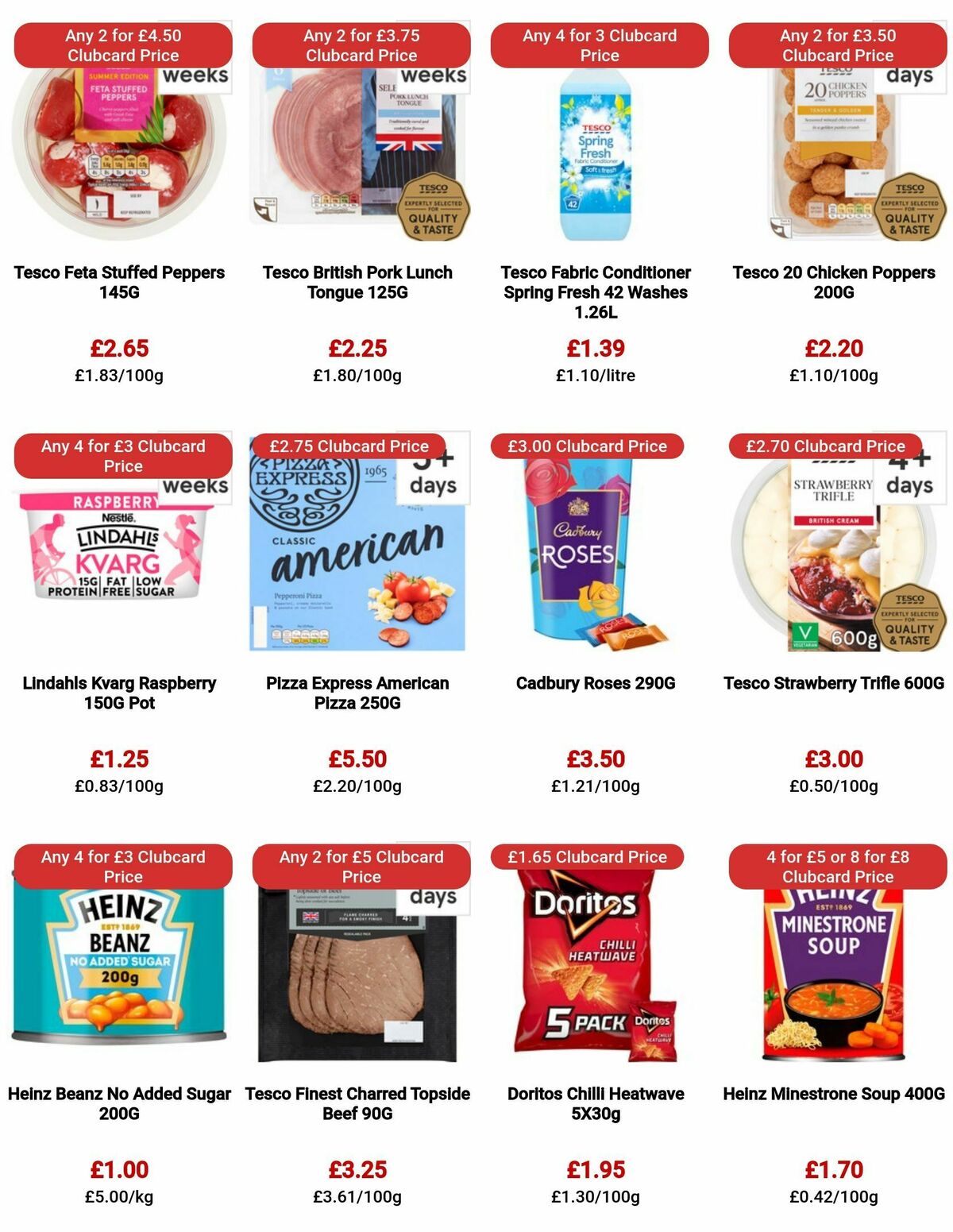 TESCO Offers from 24 August