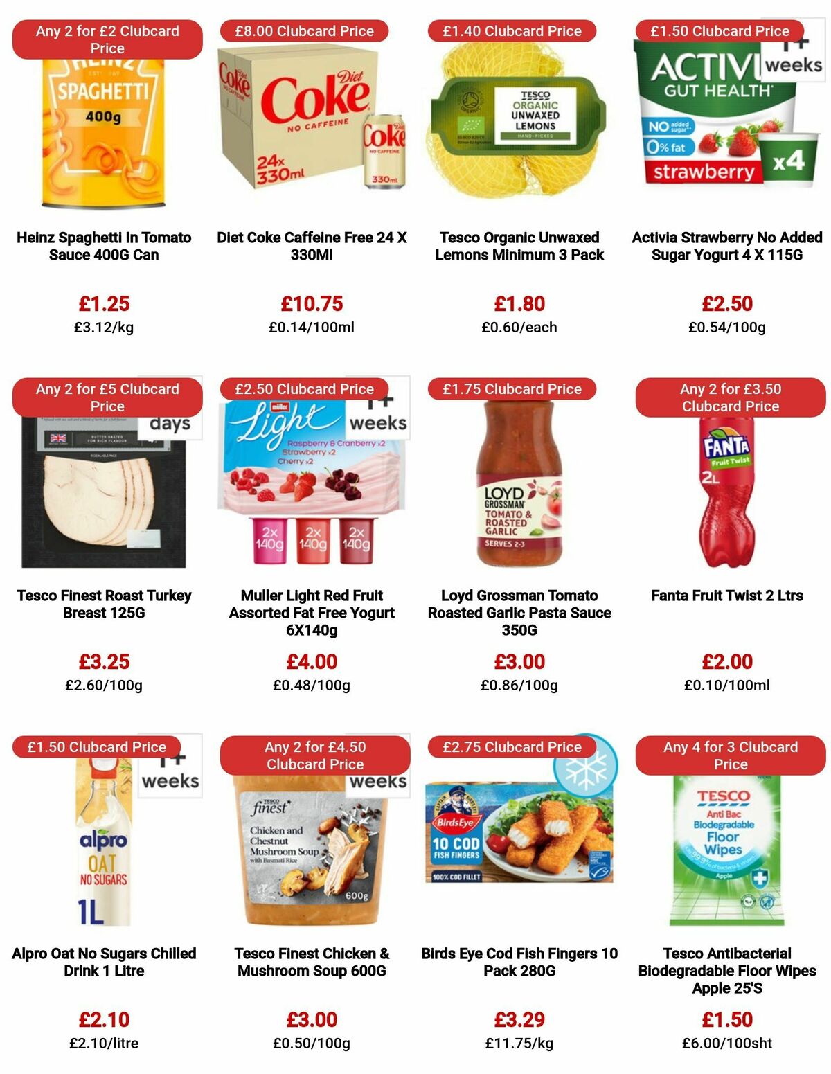 TESCO Offers from 24 August