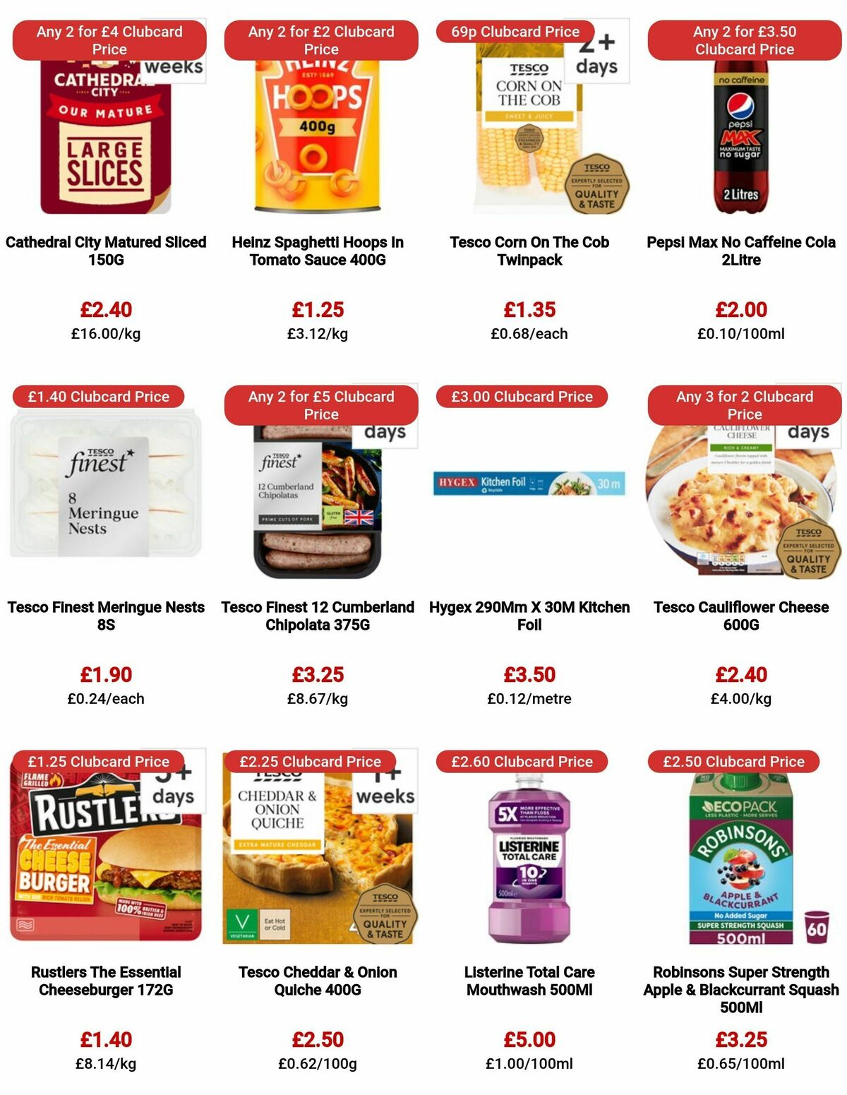 TESCO Offers from 24 August