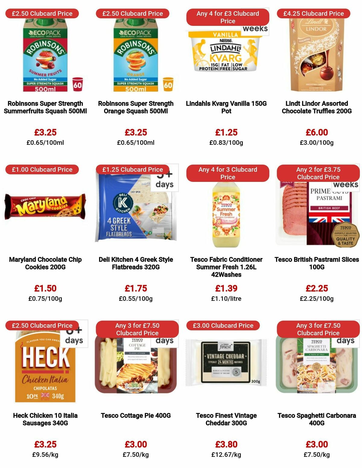 TESCO Offers from 24 August