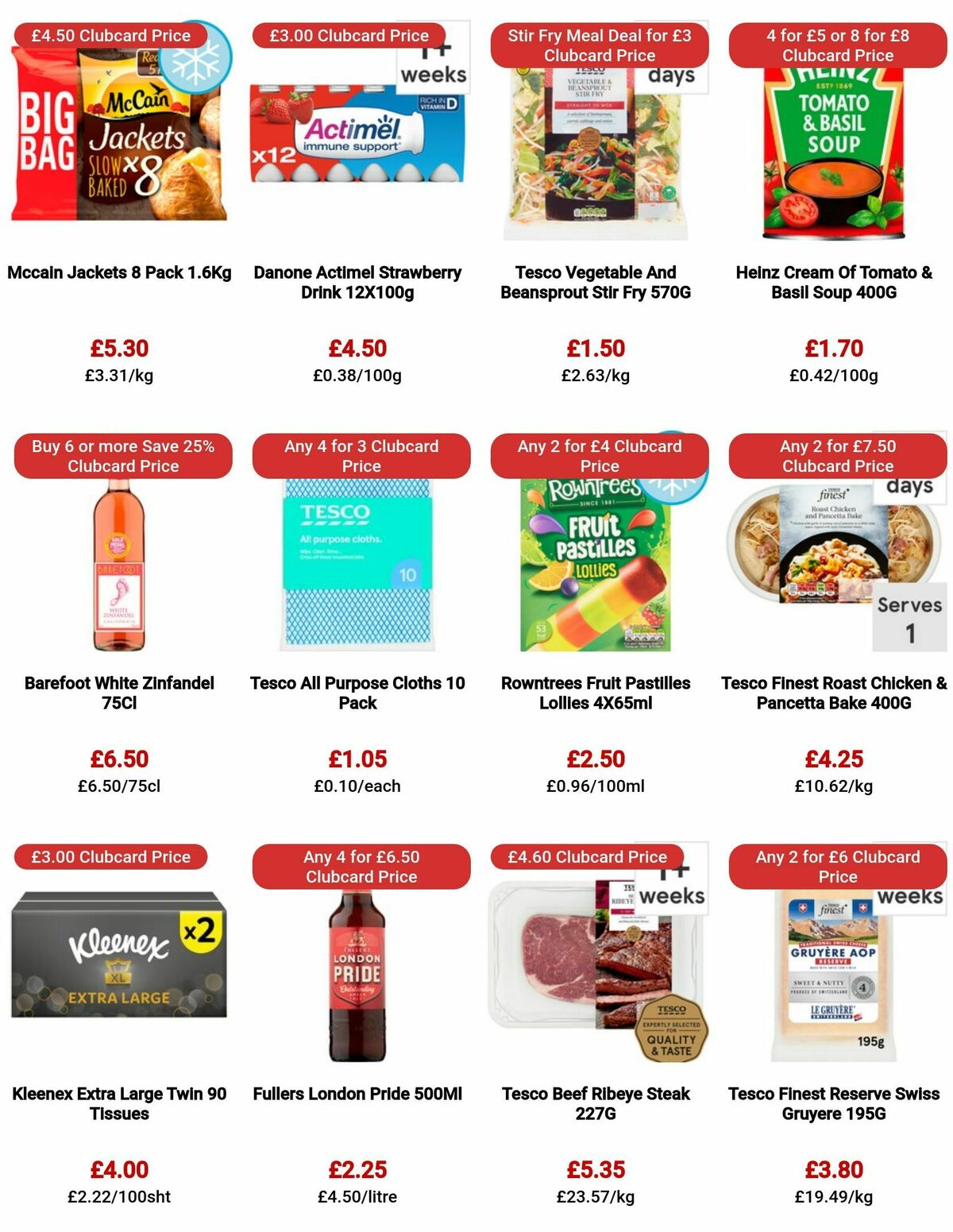 TESCO Offers from 24 August