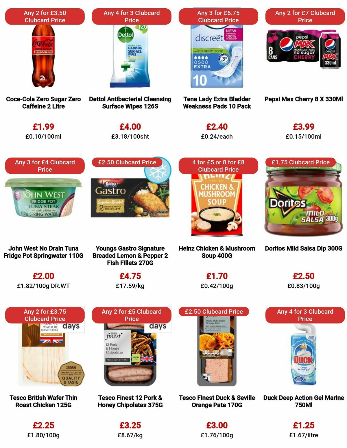 TESCO Offers from 24 August