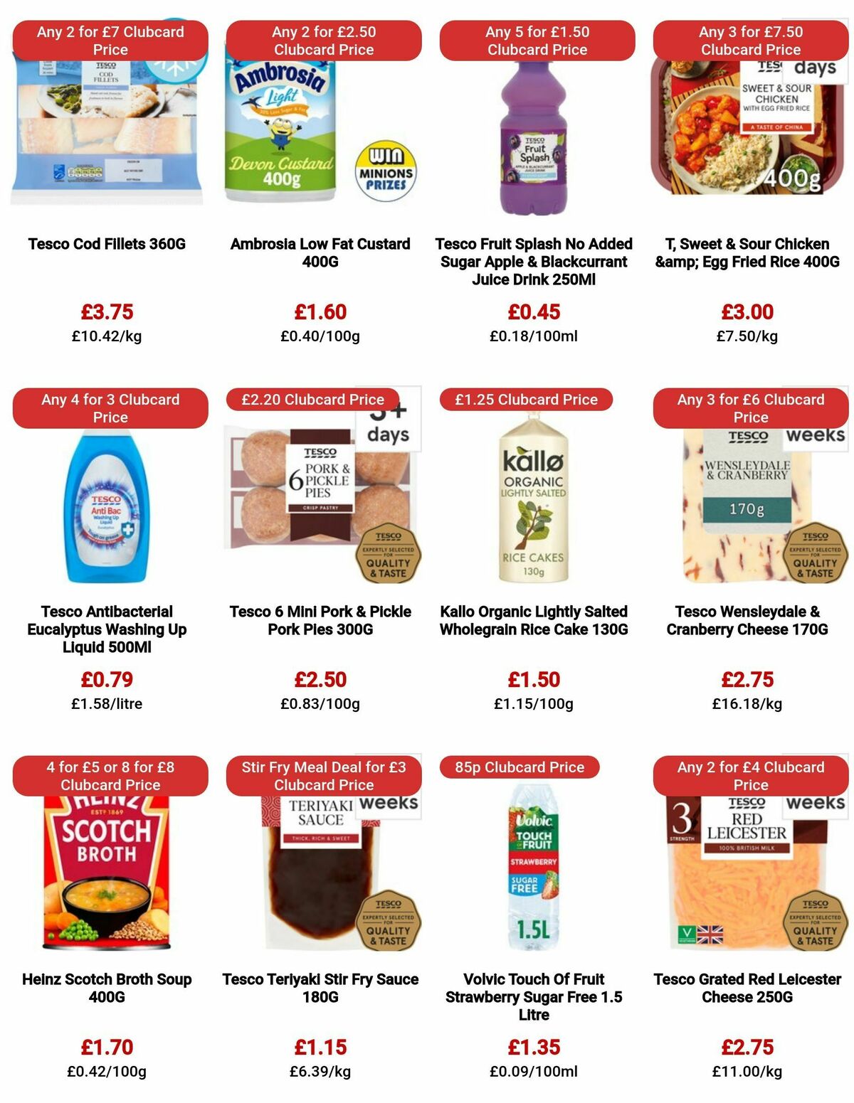 TESCO Offers from 24 August