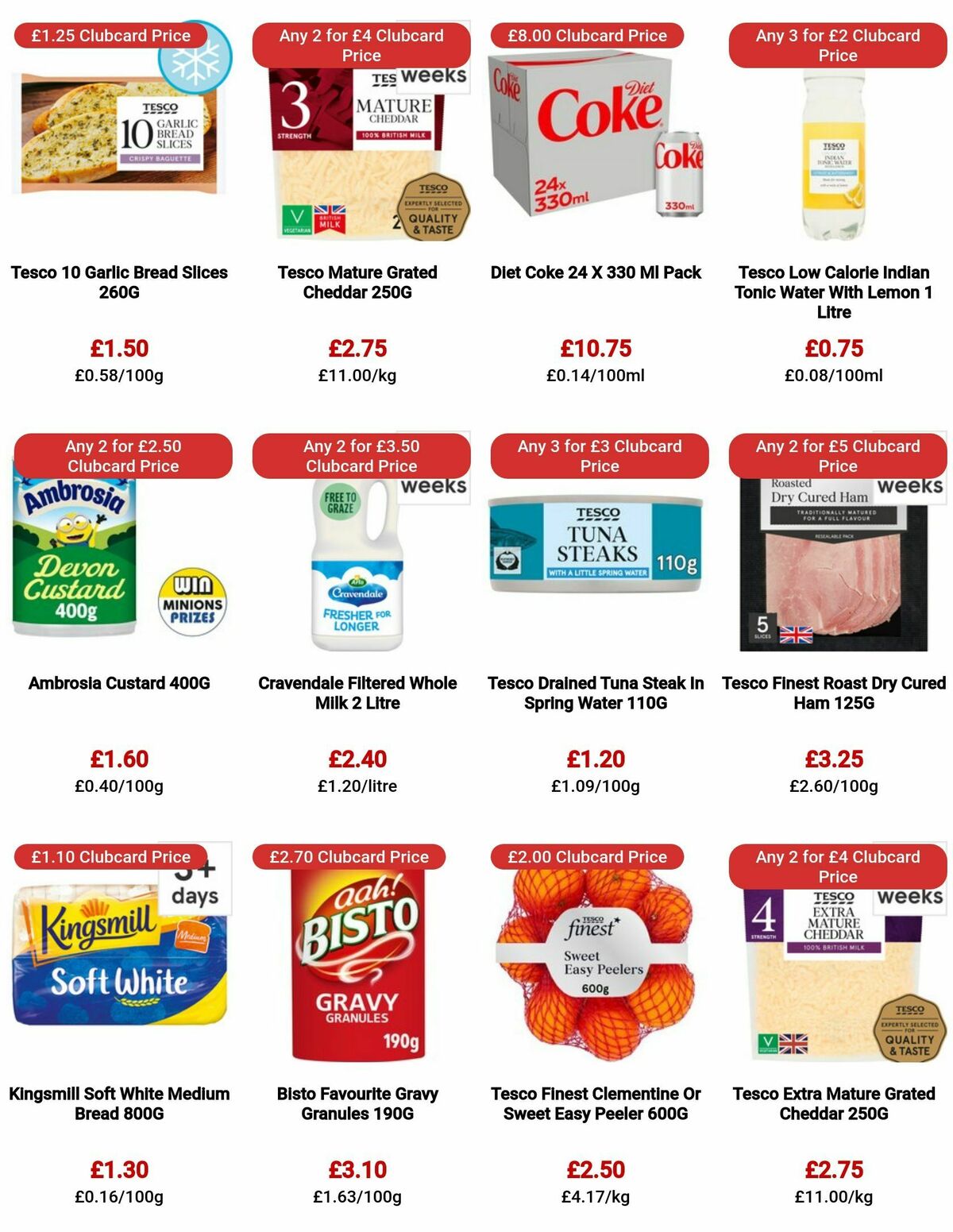 TESCO Offers from 24 August