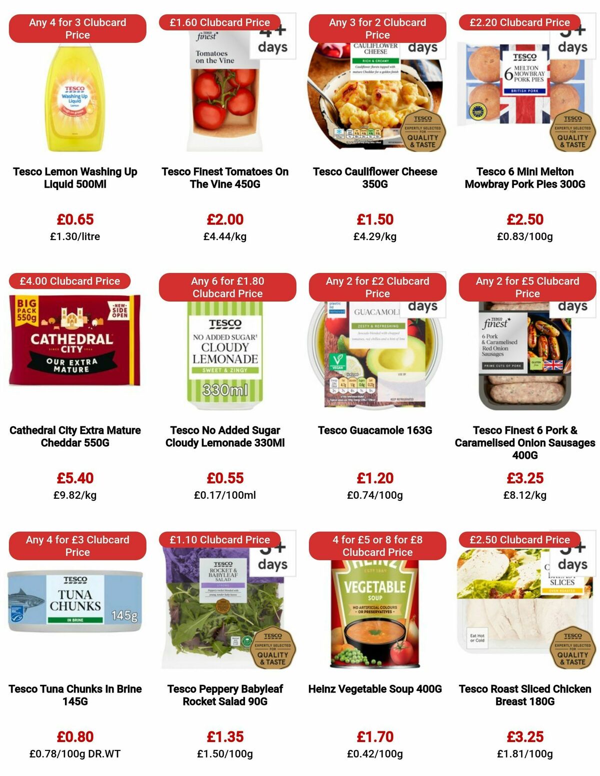 TESCO Offers from 24 August