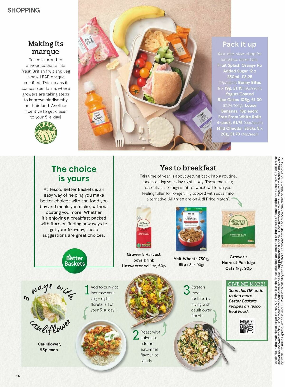 TESCO Magazine September Offers from 1 September