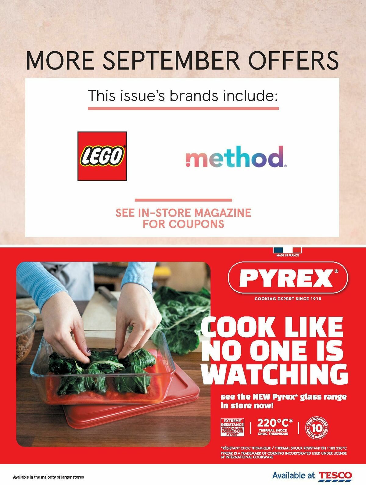 TESCO Magazine September Offers from 1 September