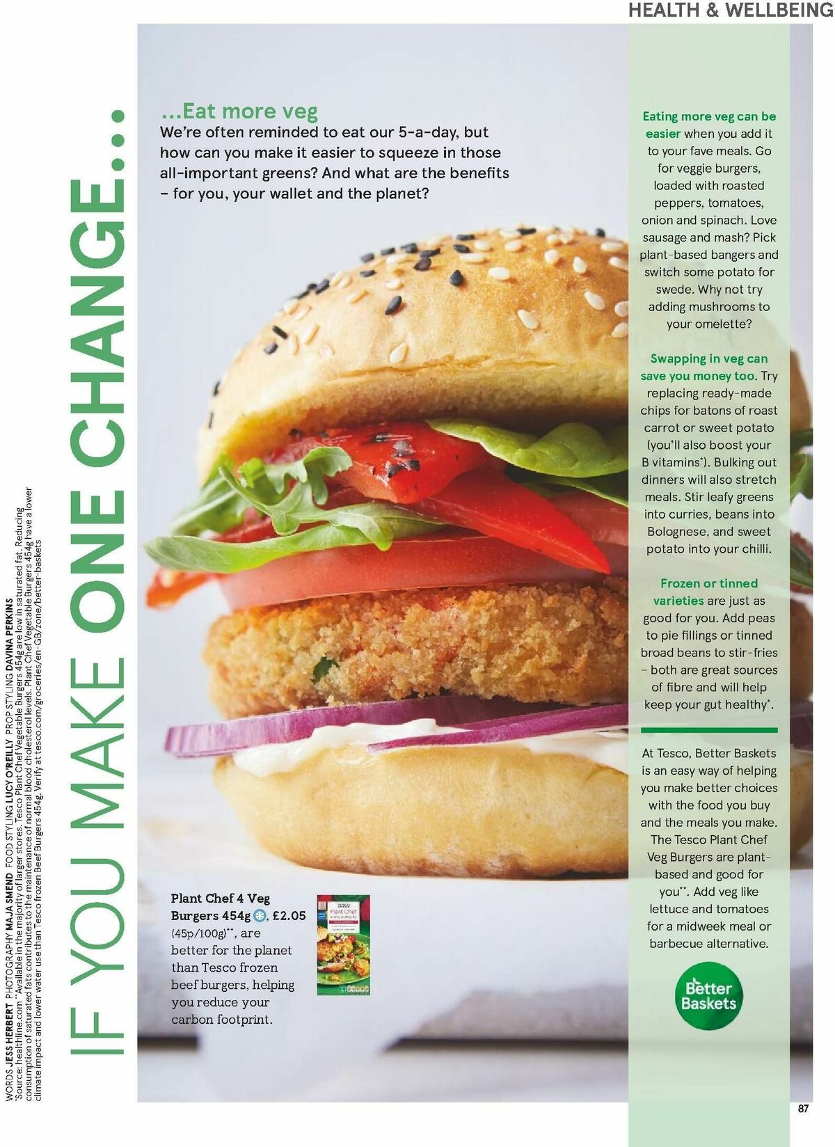 TESCO Magazine September Offers from 1 September