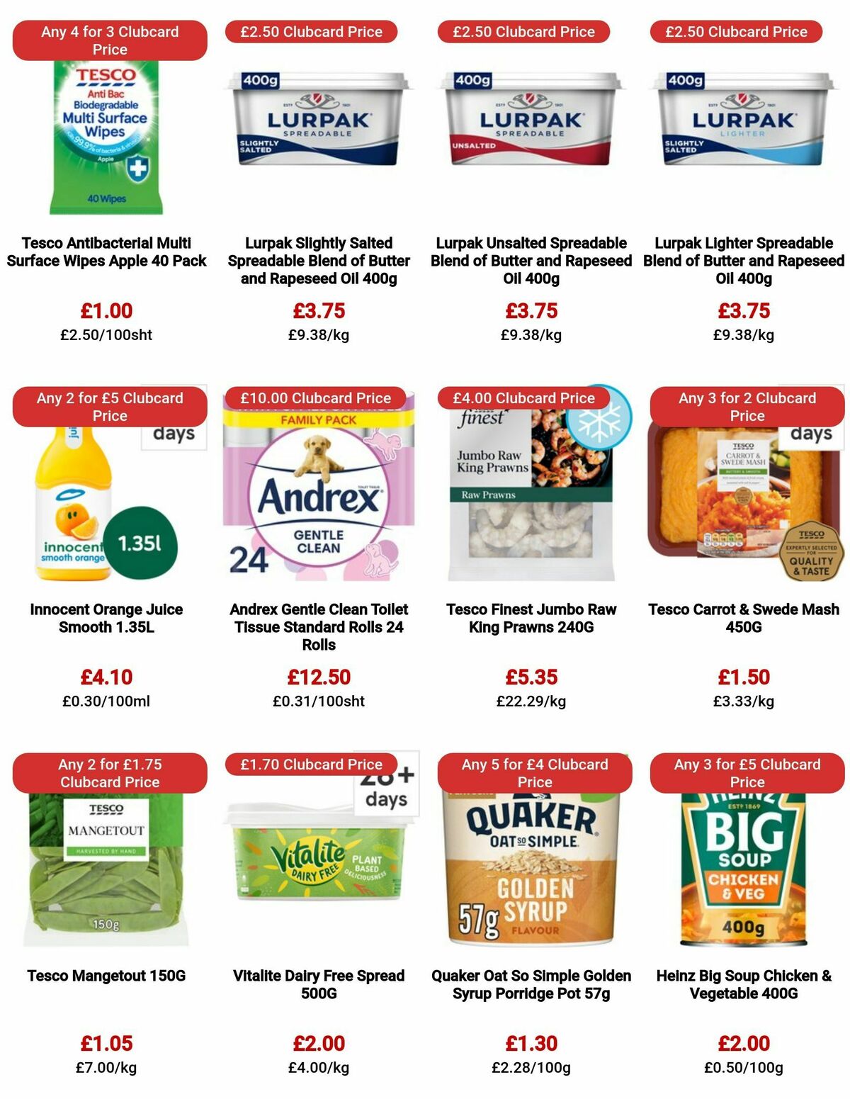 TESCO Offers from 31 August