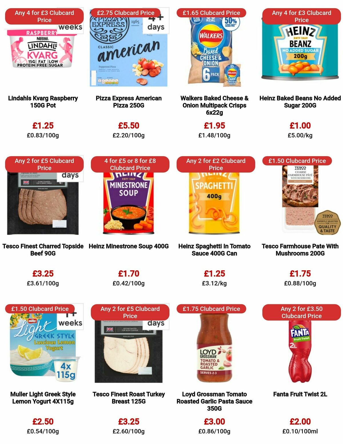 TESCO Offers from 31 August