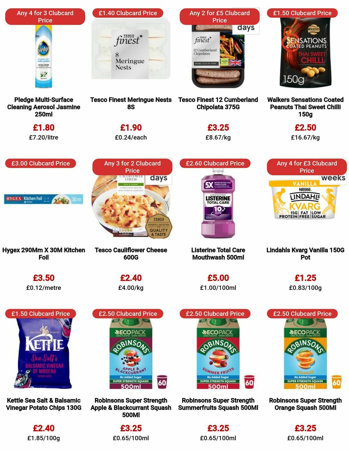 TESCO Offers from 31 August