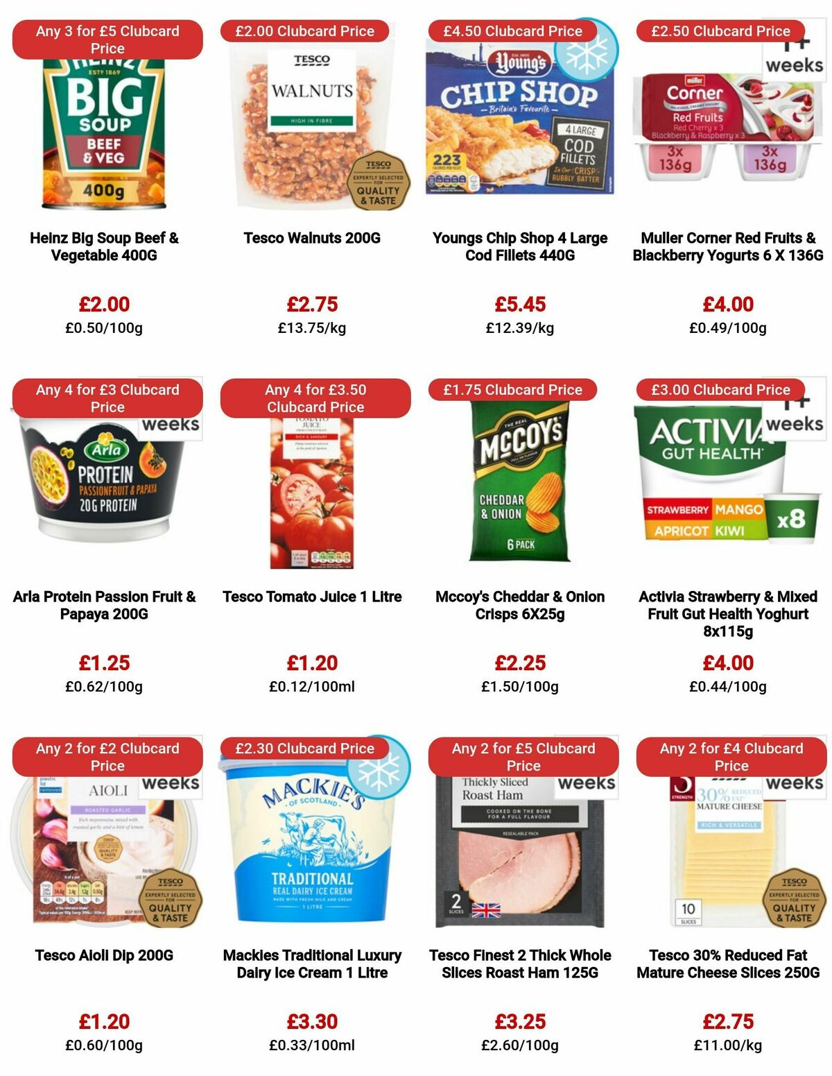 TESCO Offers from 31 August