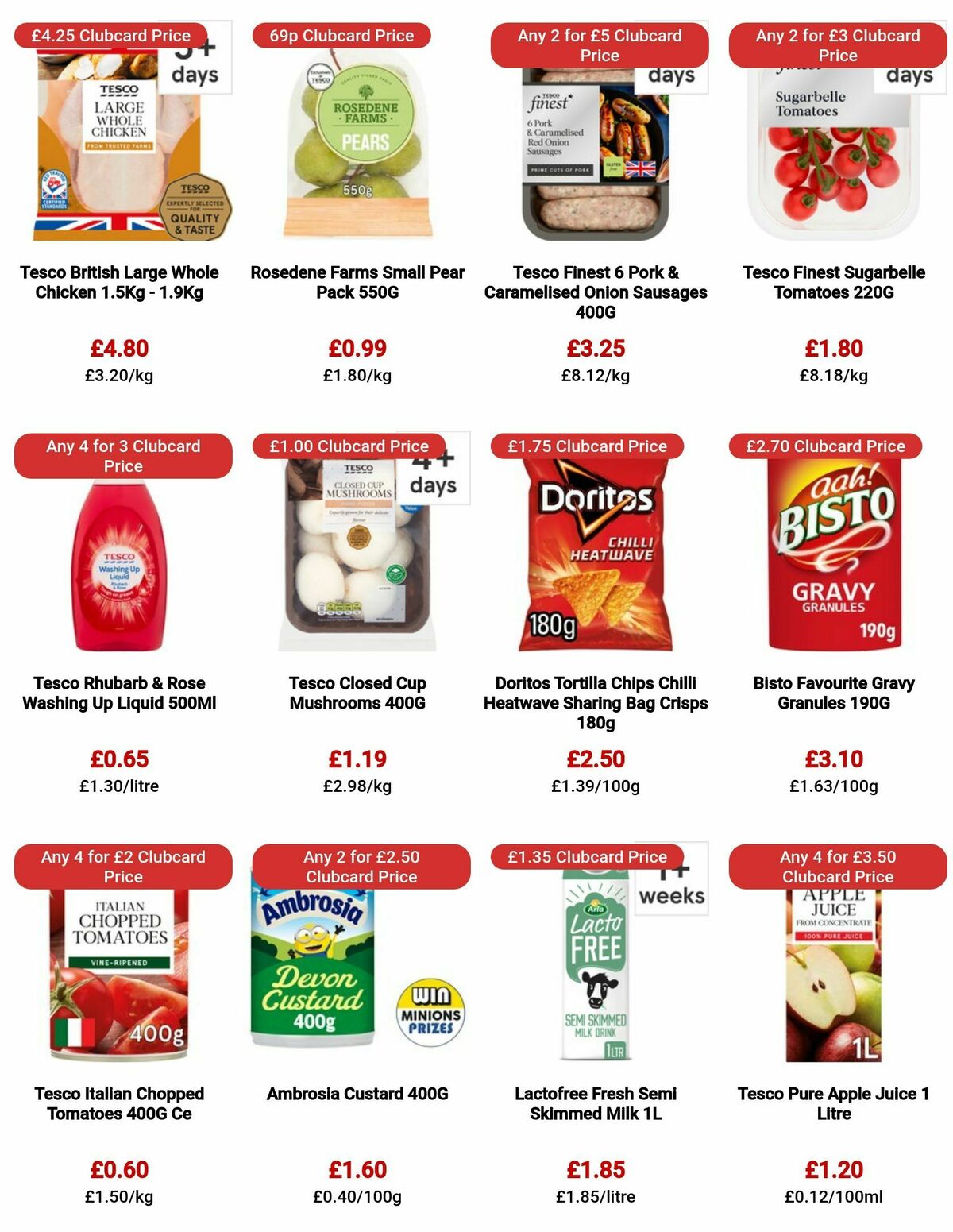 TESCO Offers from 31 August