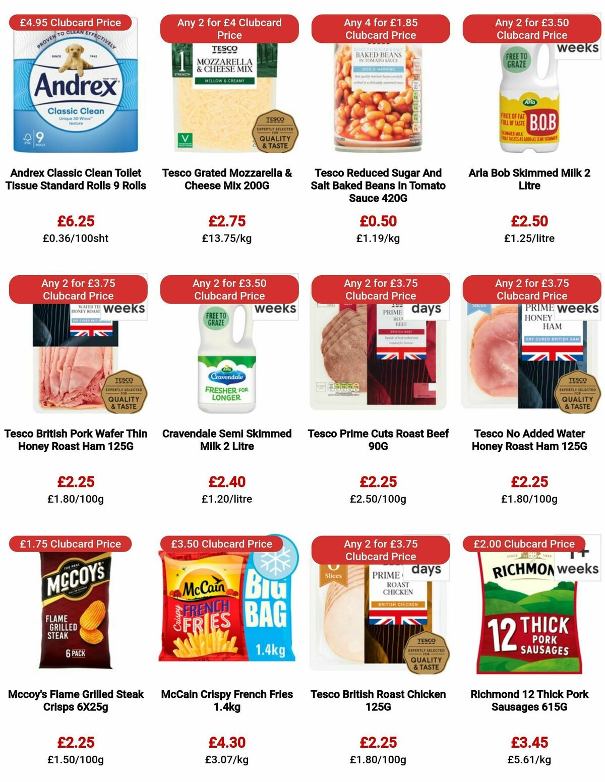 TESCO Offers from 31 August