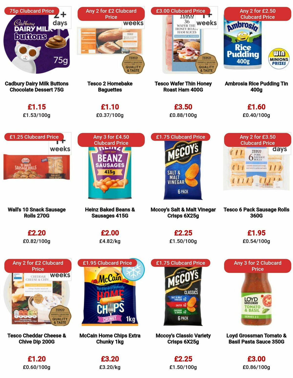 TESCO Offers from 7 September