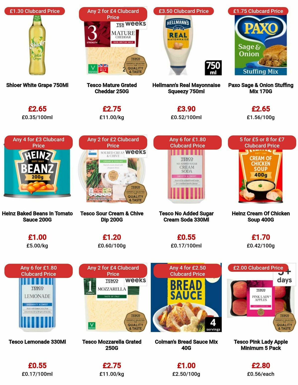 TESCO Offers from 7 September