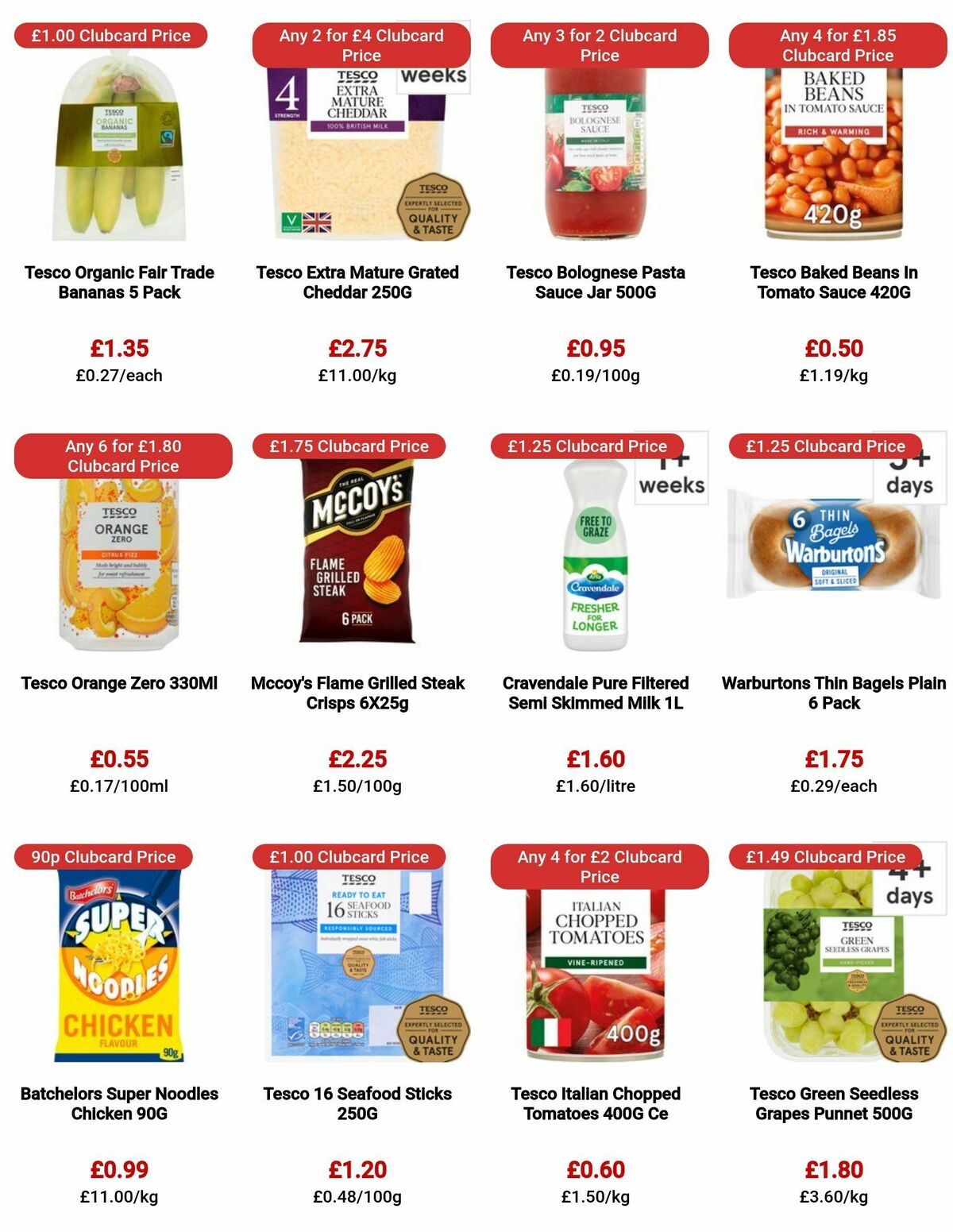 TESCO Offers from 7 September