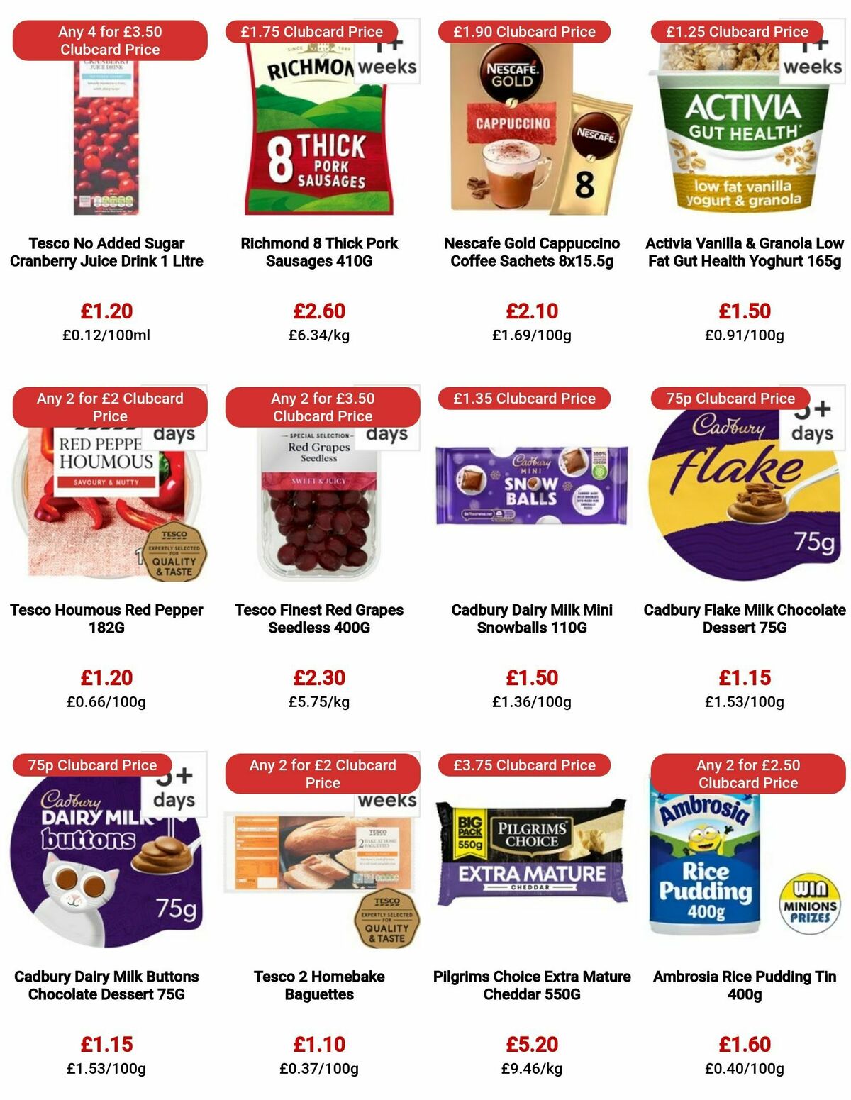 TESCO Offers from 28 September