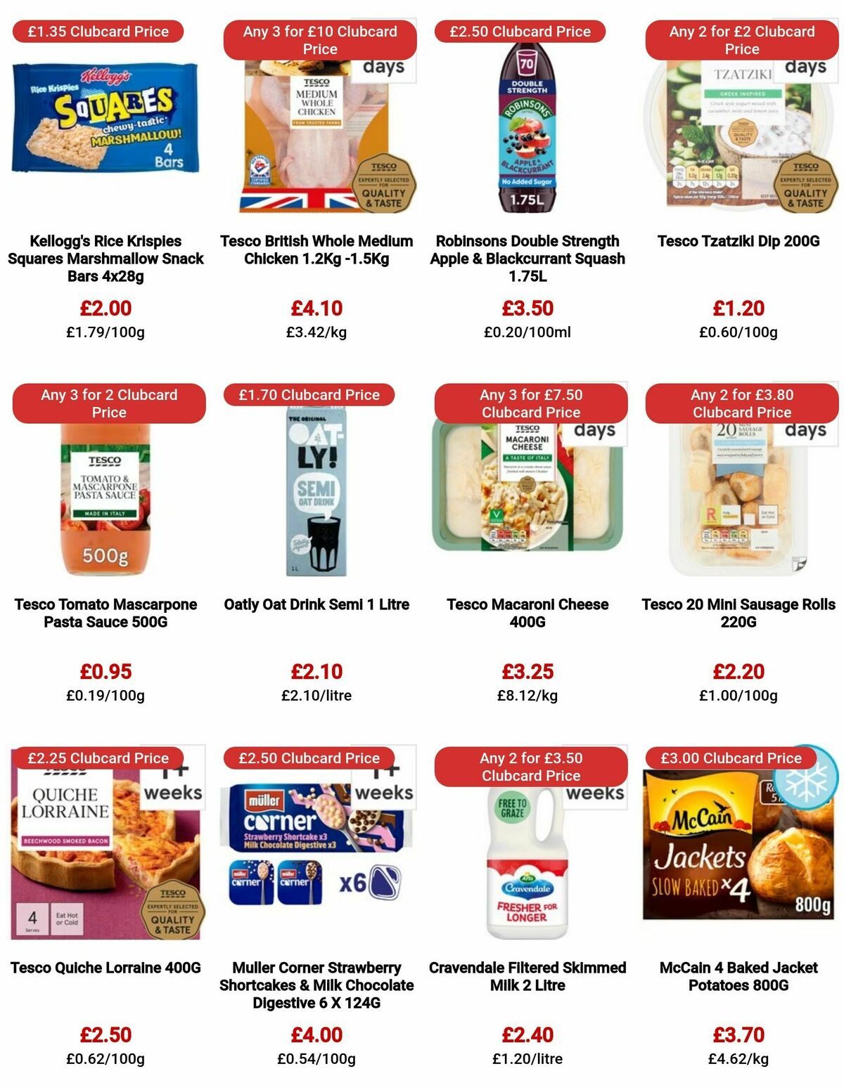 TESCO Offers from 28 September