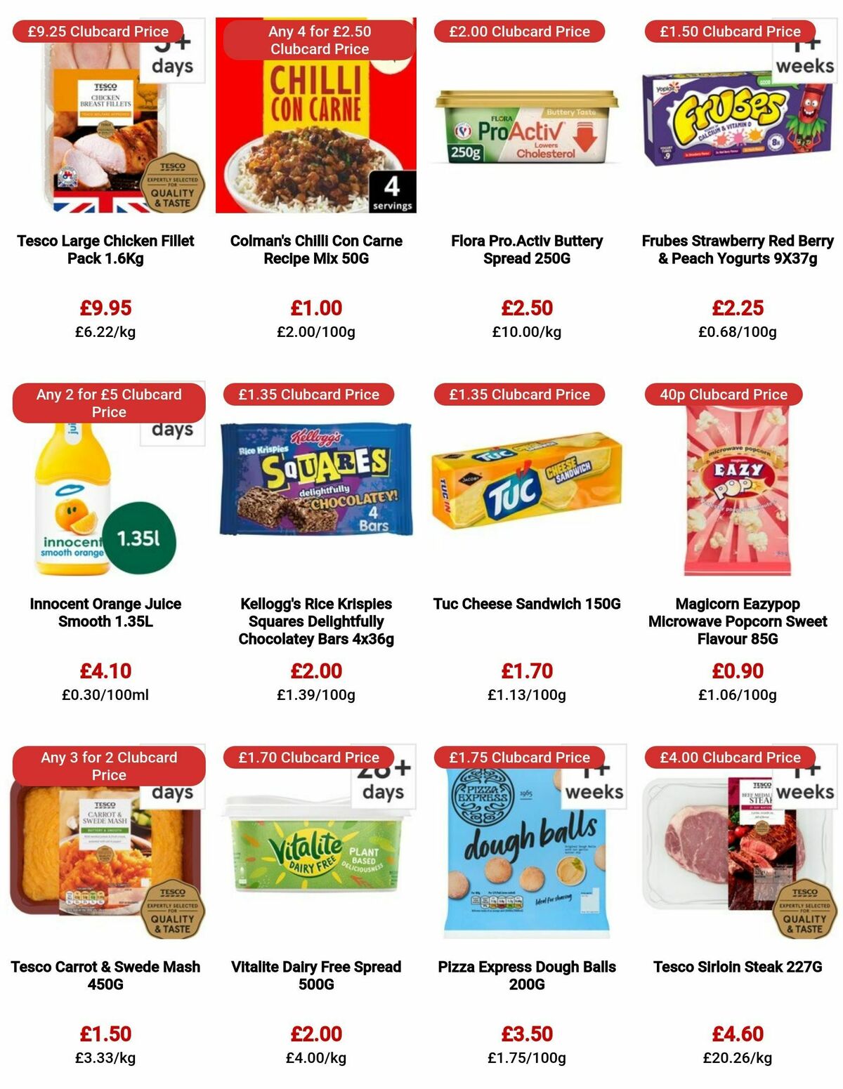 TESCO Offers from 28 September