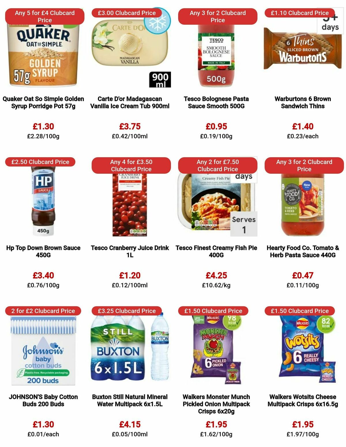 TESCO Offers from 28 September