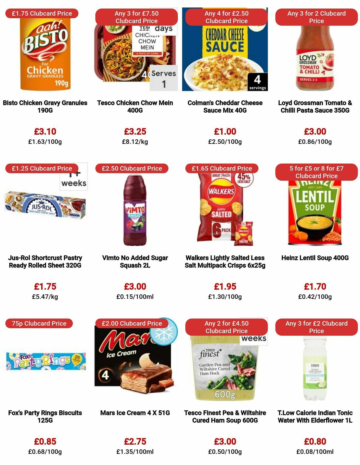TESCO Offers from 28 September