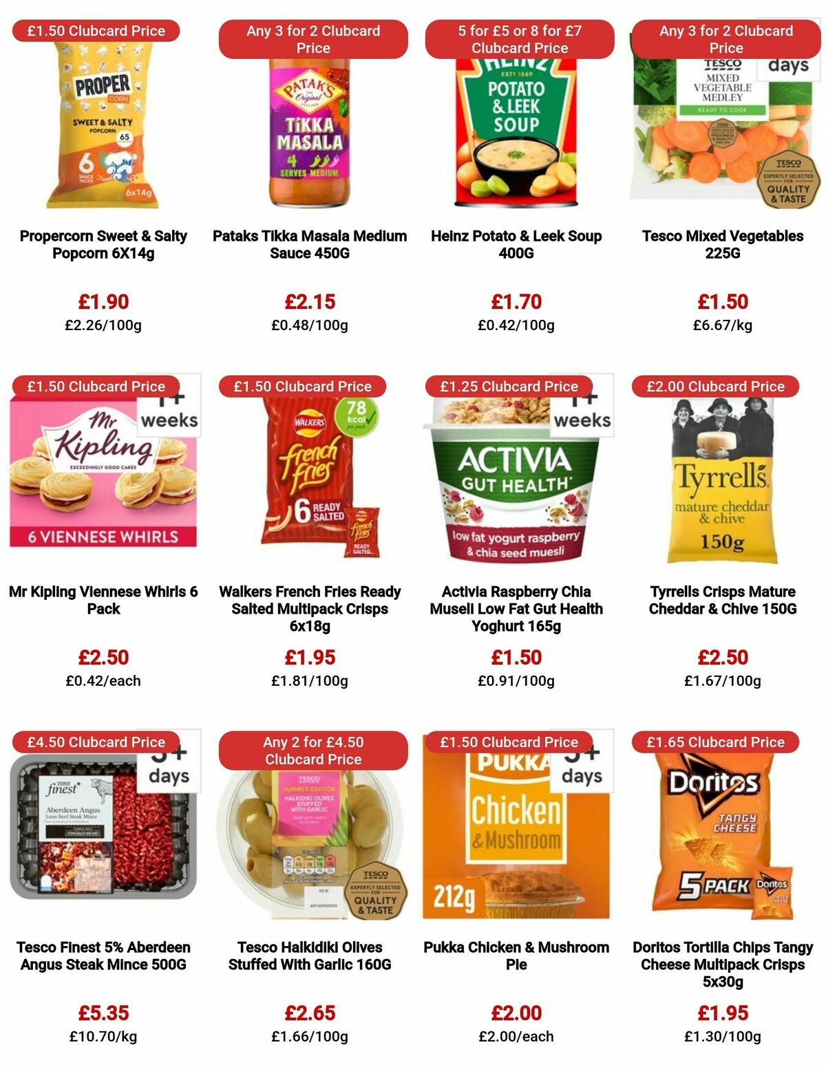 TESCO Offers from 28 September