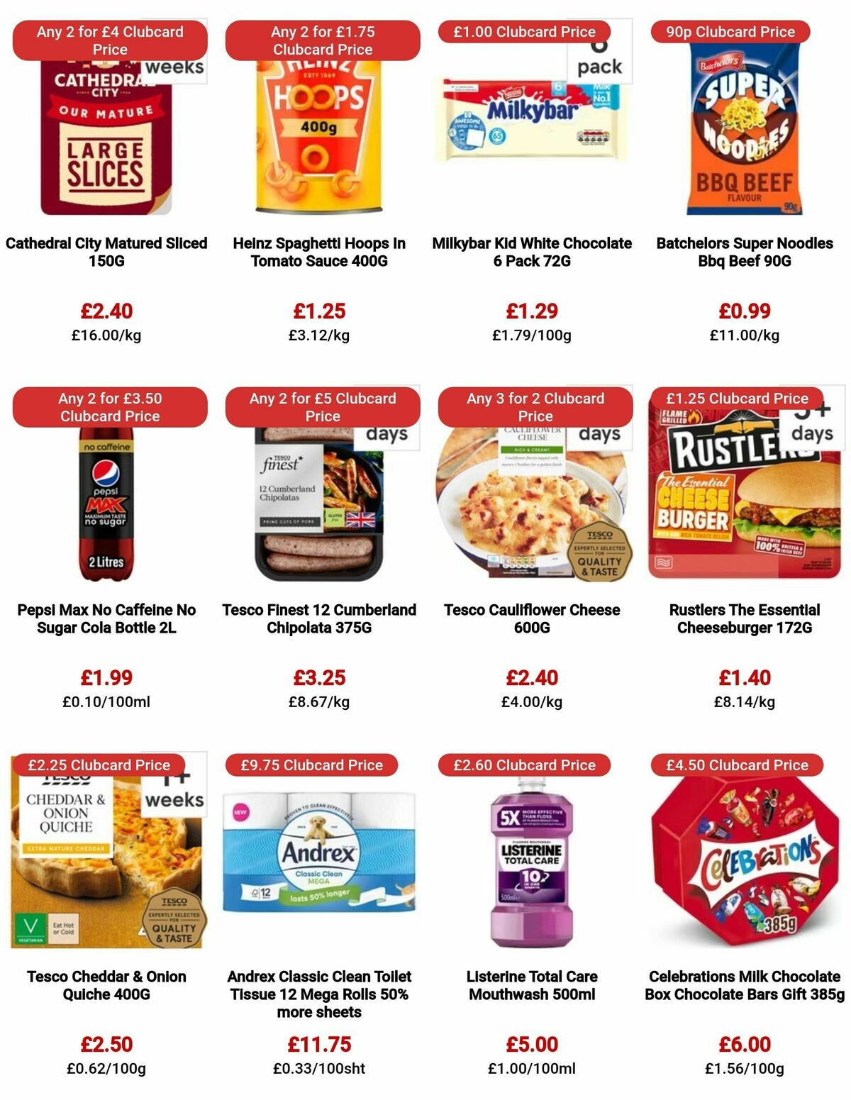 TESCO Offers from 28 September