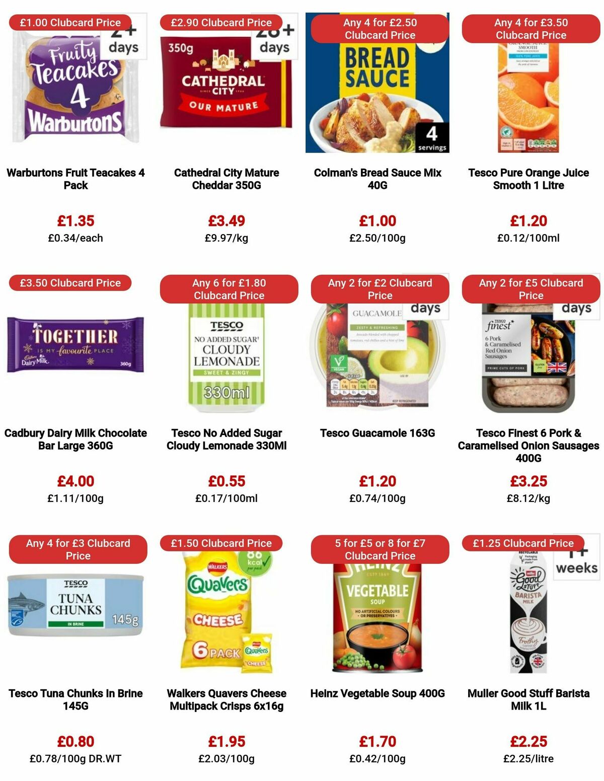 TESCO Offers from 28 September