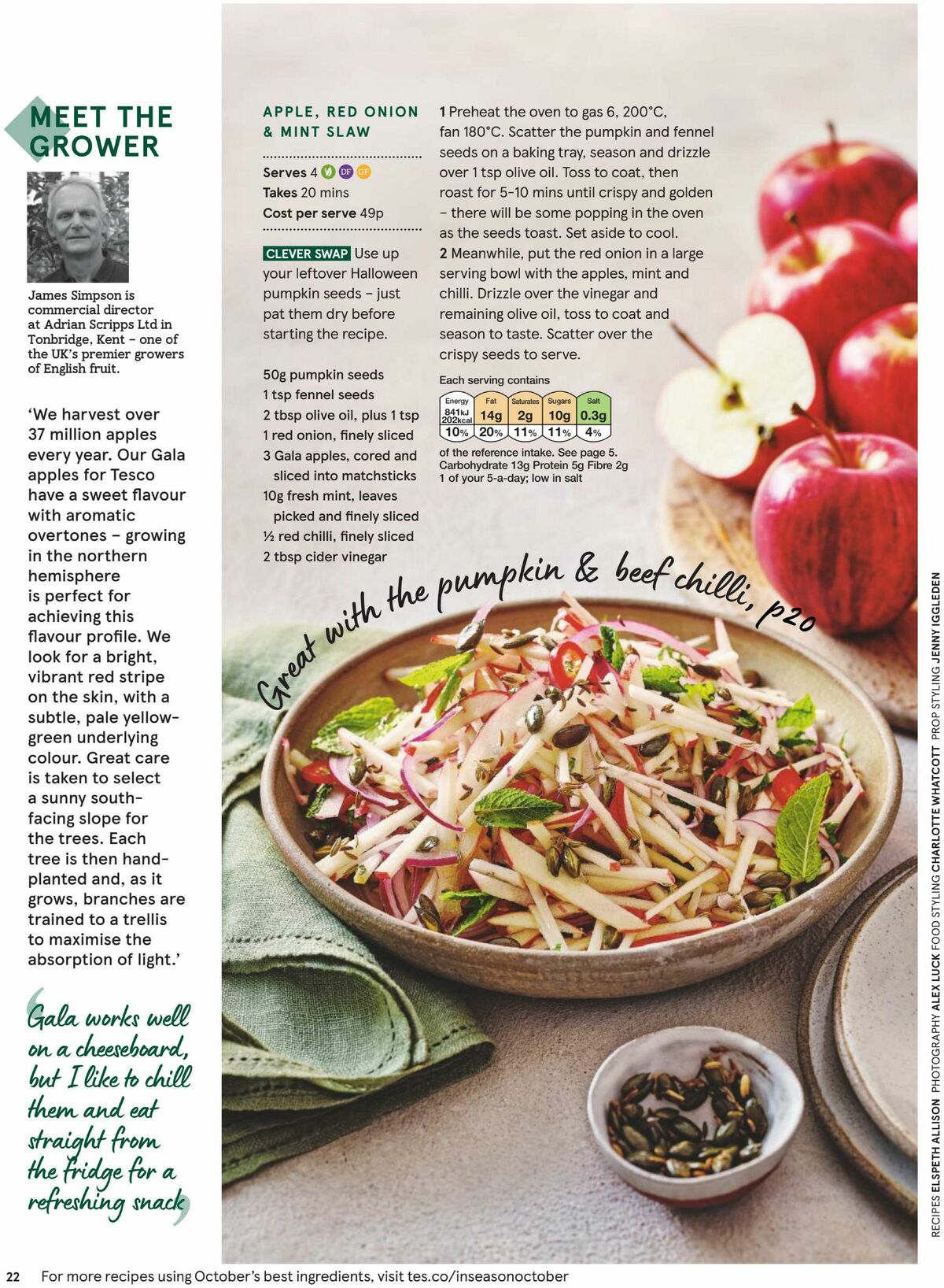 TESCO Magazine October Offers from 1 October