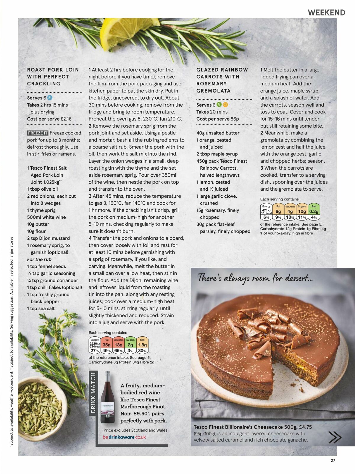 TESCO Magazine October Offers from 1 October