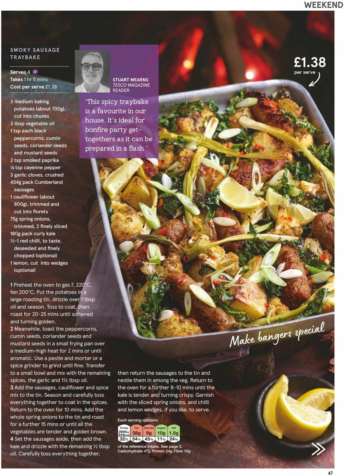 TESCO Magazine October Offers from 1 October