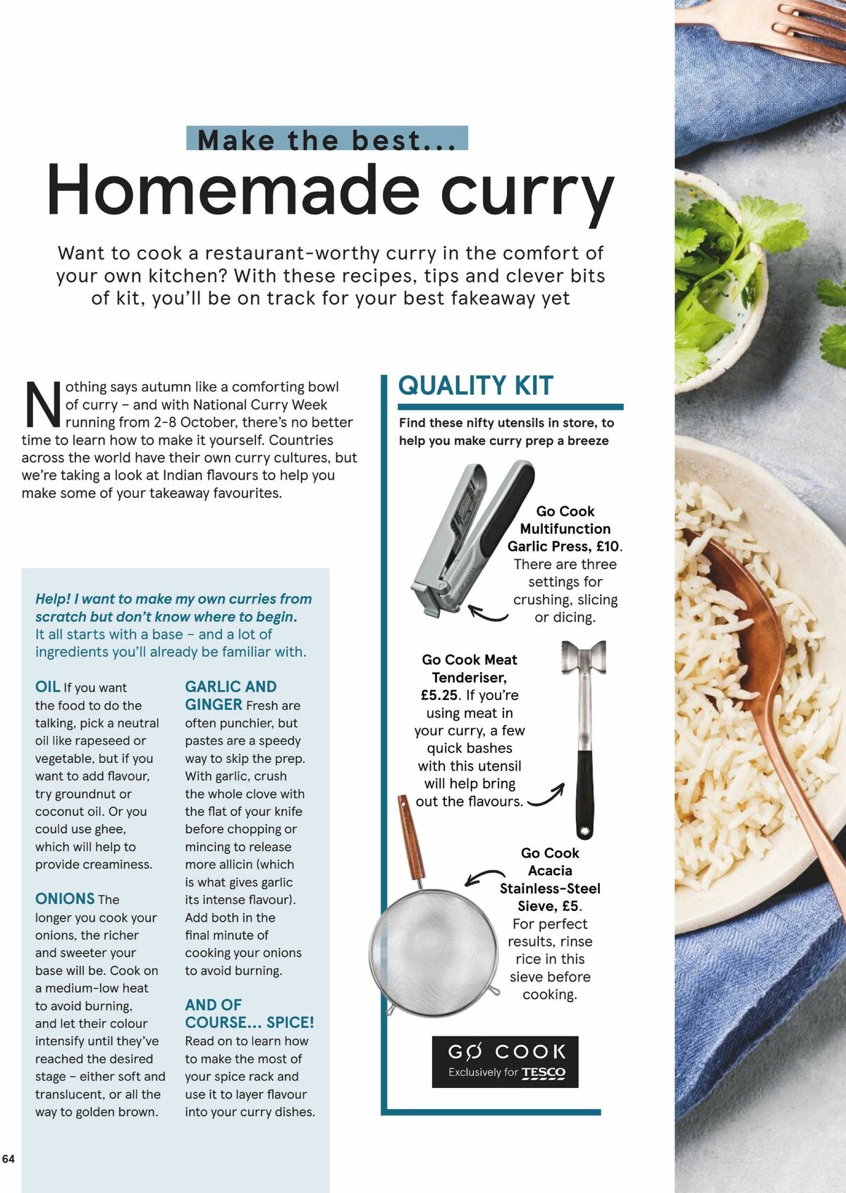 TESCO Magazine October Offers from 1 October