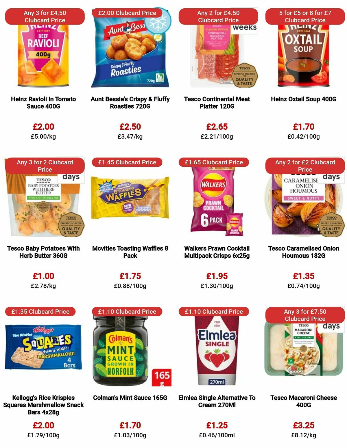 TESCO Offers from 19 October