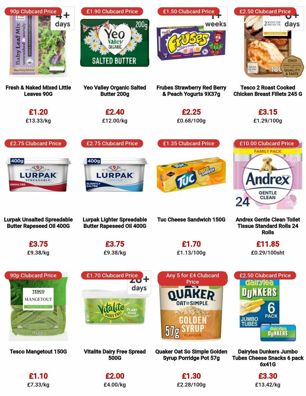 TESCO Offers from 19 October