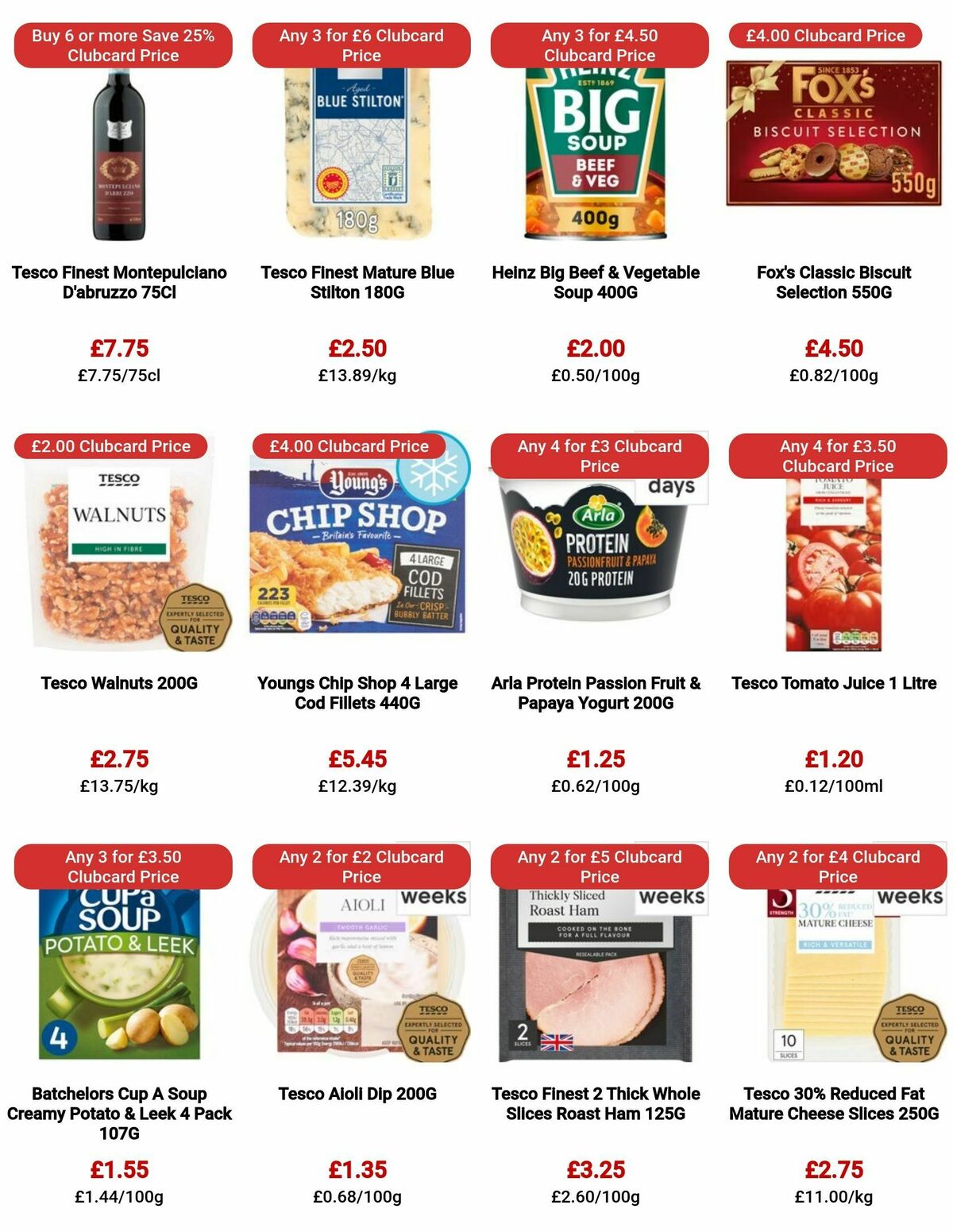 TESCO Offers from 19 October