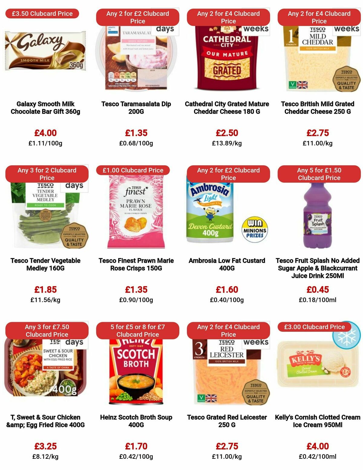 TESCO Offers from 19 October