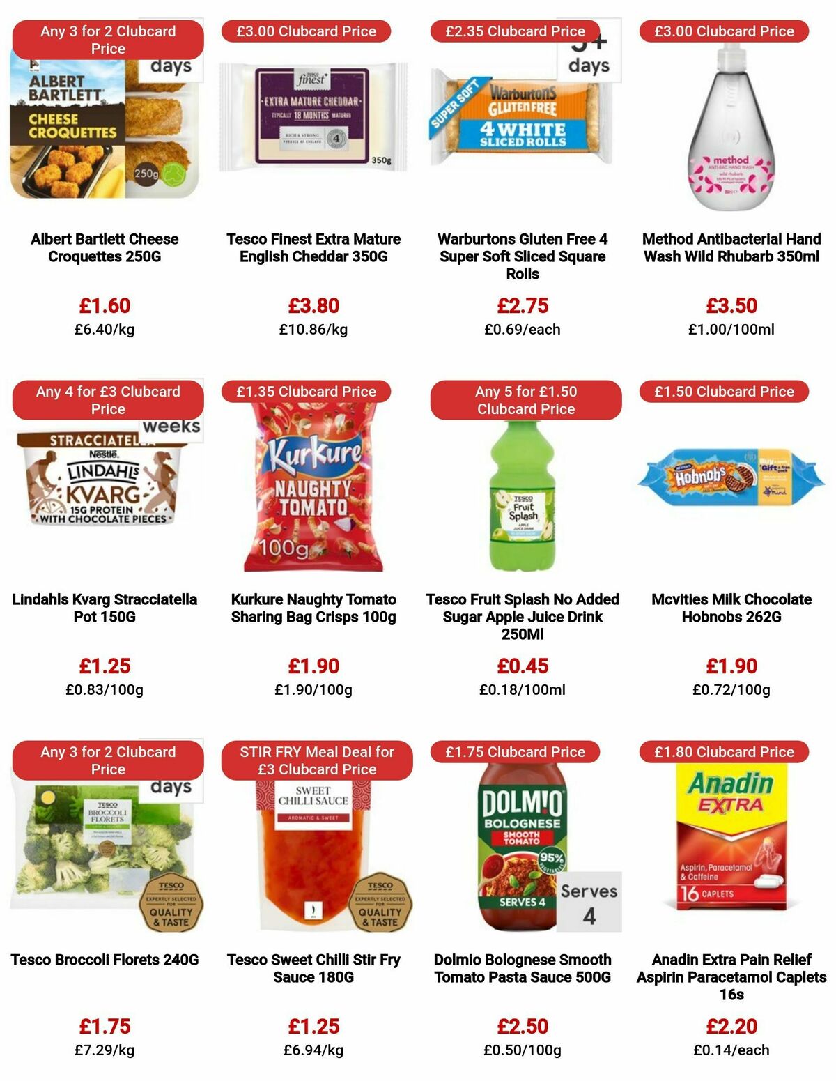TESCO Offers from 19 October