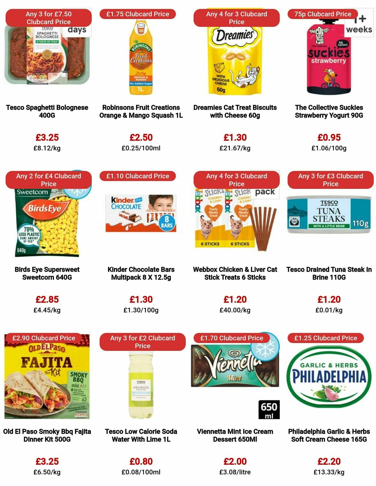 TESCO Offers from 19 October