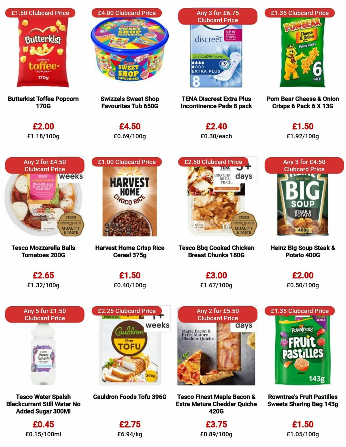 TESCO Offers from 19 October