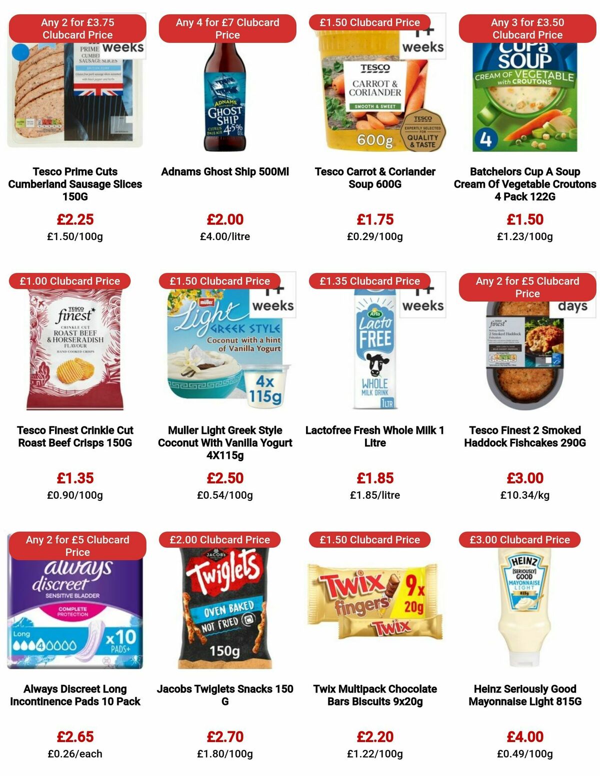 TESCO Offers from 19 October