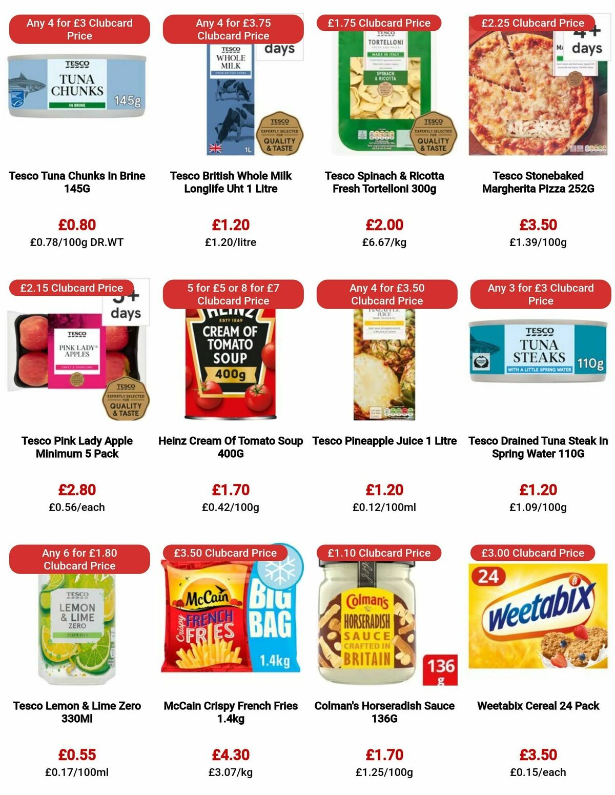 TESCO Offers from 19 October