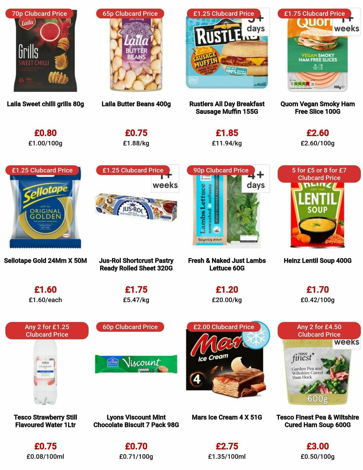 TESCO Offers from 26 October