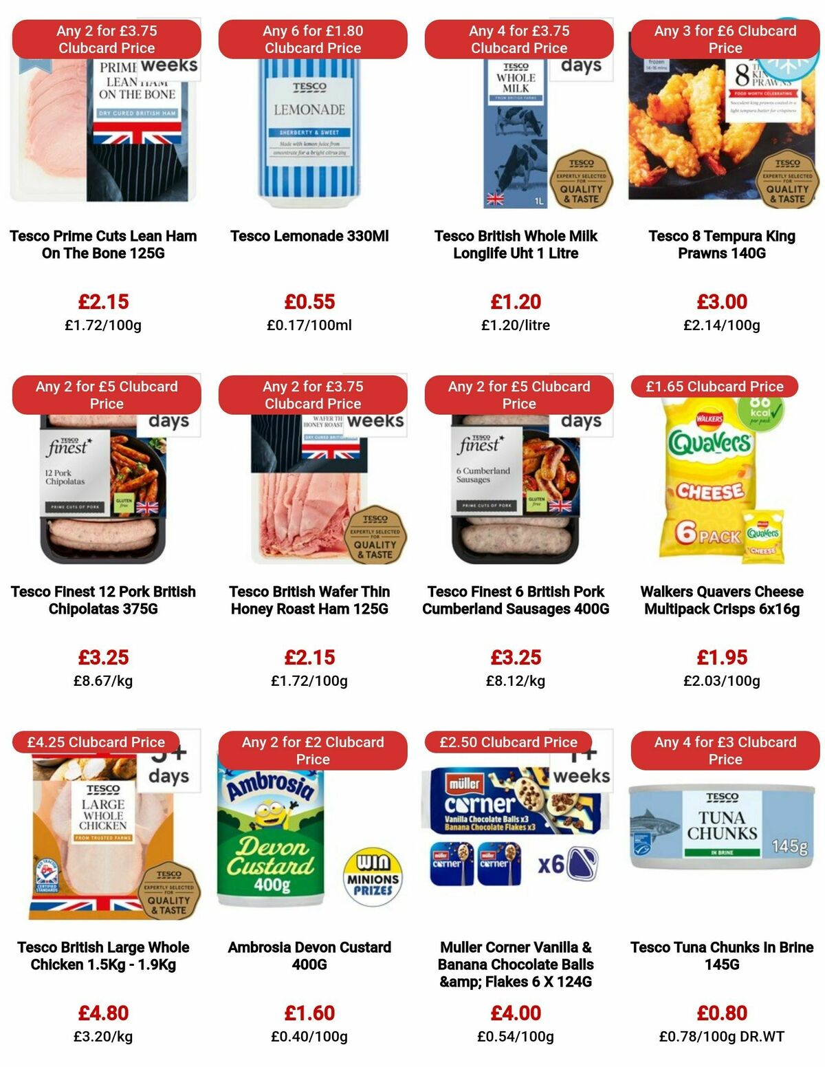 TESCO Offers from 26 October