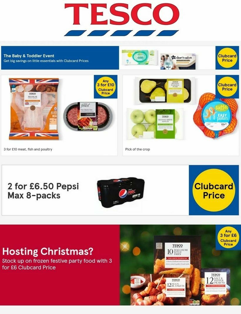 TESCO Offers from 9 November