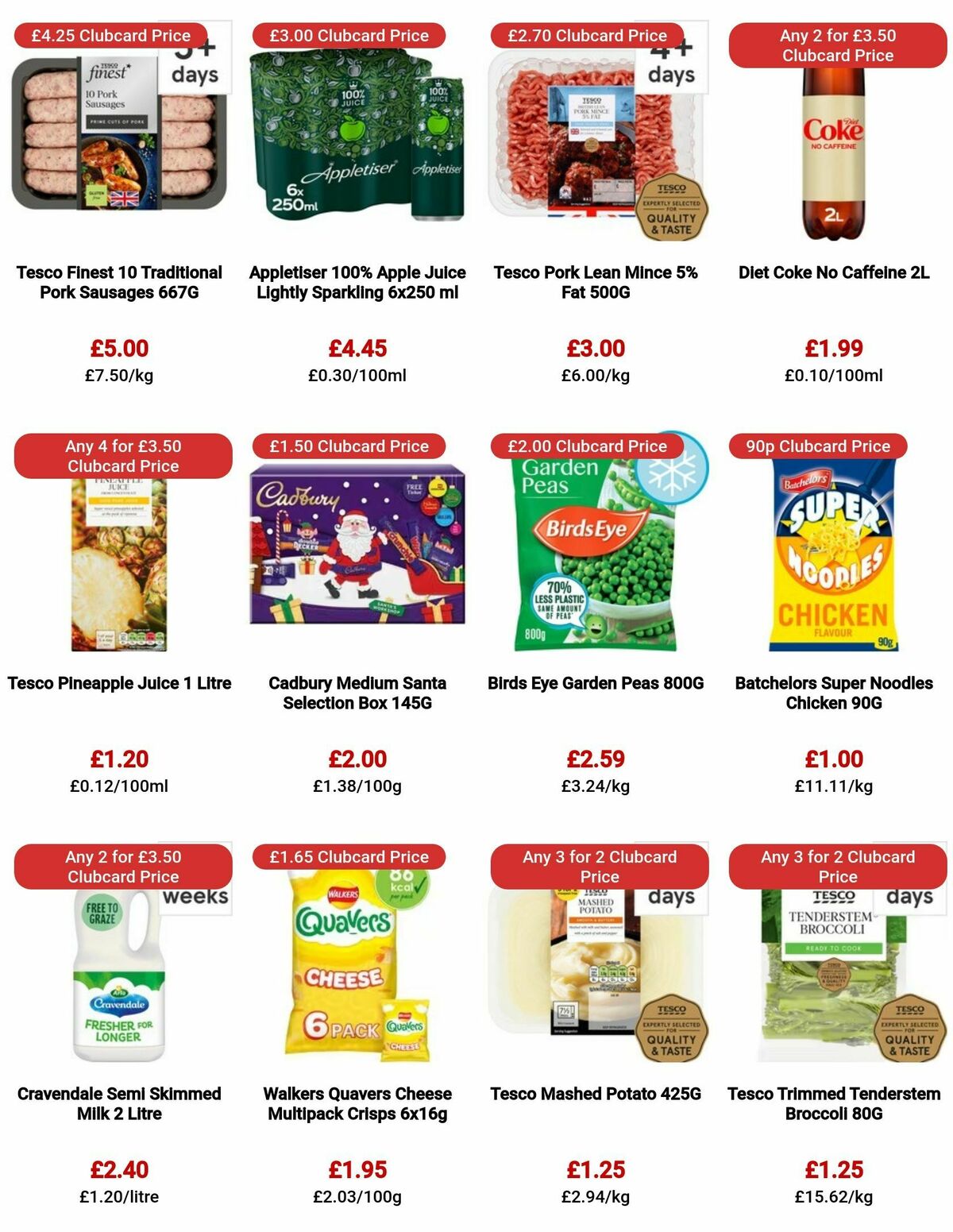 TESCO Offers from 9 November